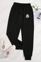 Unisex Coffee Cat Coffee Lovers Printed Sweatpants