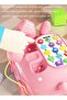 1Pc Abs Interactive Phone Toy Pull Along Wheels Music Sound Effects Rabbit Shape - 3