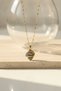 Stylish Design Steel Necklace with Zircon Stone Two-Tone Modern Women's Necklace - 5