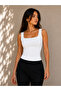 Women's Square Neck Sleeveless T-Shirt Ultra Soft Basic Blouse - Fitted / Slim Fit (with Chest Lining)