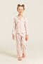 Mother Daughter Hearts Pink Shirt Pajama Set Rp3903-A-V1 - 2