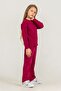 Girl's Sweet and Chic Burgundy Tracksuit Set Rp3921-C-V2 - 2