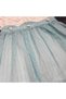 Girl's Scallop Collar Dress - 100% Natural Cotton - Ecru & Blue - 4
