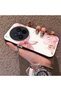 Vivo X300 Pro Compatible Silicone Edge Hard Back Case Couple Phone Case with Floral Pattern - 2