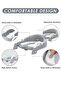 CozyNest Toddler Potty Training Seat with Step Ladder, Adjustable Height, Soft Cushion, Splash Guard, Gray - 3