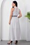 Halter Neck Leather Belted Polka Dot Dress K-261729 - 8