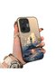 Poco F7 5g Compatible Silicone Edge Hard Back Case Couple Phone Case Tower Pattern