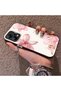 Poco X5 5g Compatible Silicone Edge Hard Back Case Couple Phone Case with Floral Pattern - 2