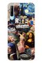 Huawei P Smart Pro Compatible Art Collage Pattern Transparent Phone Case