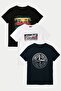 Cotton Printed 3 Pack t Shirt Men t Shirt 541S3