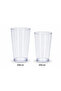 🥤   Set of 12 Acrylic Unbreakable Water Cups 250+330 ml Camping Picnic Dining Hall Cup Set - 2