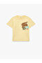 Cotton Crew Neck Short Sleeve Printed Oversize T-Shirt