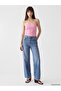 Lcw Vision Pink U-Neck Rope Strap Women's Undershirt - 2