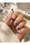 Blue Blossom French Tips - 2
