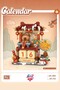 Creative Series Capybara New Year Calendar Figure 631 Piece Block Toy Decorative Building Set - - 3