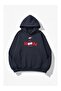 Women's Hooded Printed Relaxed Fit Sweatshirt