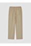 Xside Beige Relax Fit Linen Look Men's Trousers - 2