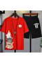 Summer Collection New Arrival T-Shirt & Shorts Set Printed Pattern Lightweight & Cool Fabric for All-Day Comfort