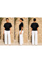Women's Bat Sleeve Waist-Fitted Blouse - 2