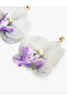 Large Size Dangle Flower Earrings - 2