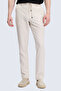Beige Relaxed Fit Side Pocket Jogger Trousers - 2