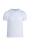 White Regular Fit Crew Neck Cotton T-Shirt