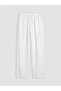 White Loose Fit Men's Muslin Trousers - 5