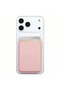 Magsafe Compatible Magnetic Leather Wallet Card Holder Foldable Phone Wallet with Stand Feature Pink