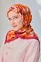 Velora Scarf Floral Burgundy - 4