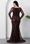 Square Neckline Long Sleeve Beaded Evening Dress 41231 - 7