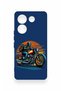 Tecno Caman 20 Pro 5g Compatible Moto Rider Patterned Silicone Case - 3