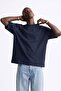 Men's Crew Neck Regular Fit T-Shirt - Navy Blue - 2