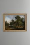 Forest Landscape - Vintage Patterned Painting - Fine Model
