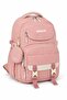 4-Piece Tsylon Fabric Waterproof Primary School Bag Set with Lunch Bag, Pen Holder and Accessory Bag - 5