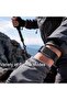 Same woop 2-in-1 Silicone & Nylon Sport Watch Band Compatible with Smartwatch Adjustable Black Strap Set - 6