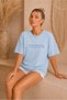 Women's Oversize Minimal Word Print Summer T-Shirt Women's Adult T-Shirt Basic T-Shirt Crew Neck Printed Short Sleeve Summer Combed Cotton T-Shirt - 7
