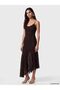 Lcw Vision Brown Rope Strap Lace Dress