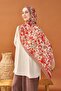 Riva Shawl Tencel Botanical Floral Mink