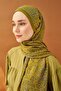Riva Shawl Tencel Secret Garden Olive - 5