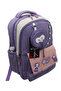 519 First School Bag Luxury Water Resistant 3-Piece Set Girl's Primary School Bag Purple - 3
