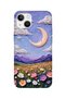 iPhone 14 Plus Compatible Printed Transparent Phone Case |   Collection: Pastelbloom Soft Series