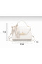 Sely Small Size Covered Scarf Detailed Shoulder and Hand Bag (the Scarf May Vary in Appearance.) - 3