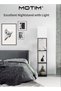 Floor Lamp with Shelves 3-Tier Modern Square Floor Standing Lamp with 3 Color Temperature Bulb - 5