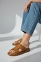 100% Genuine Leather Anatomical Sole Daily Women's Slippers (Buy 1 Size Larger) - 4