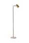 Modern Brass Floor Lamp with Marble Base, Adjustable Reading Light for Living Room Bedroom – Gold Arc Standing Lamp with GU10 Spotlight - 4
