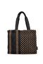 Women's Black Straw Weave Patterned Zippered Large Size Shoulder Bag-05Pc25Y1501-Hsr S - 4