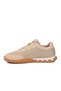 Beige Lace-Up Women's Casual Shoes - 4
