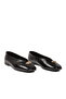 Black women's flat shoes - 4