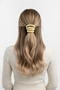 3 Pcs Light Yellow Phone Cord Spiral Hair Tie Flexible and Non-Breakable Rubber Hair Band - 2