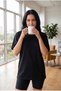 Women's Black Color Summer Favorite Comfortable Fit Oversize T-Shirt